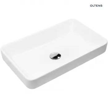 Umywalka nablatowa Oltens Fossa 40801000 - 55x34cm z powłoką SmartClean + KOD RABATOWY